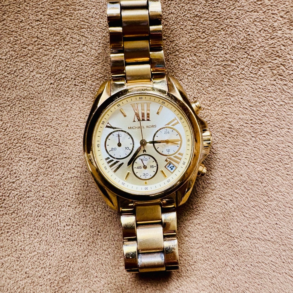 Michael Kors Gold Chronograph Watch